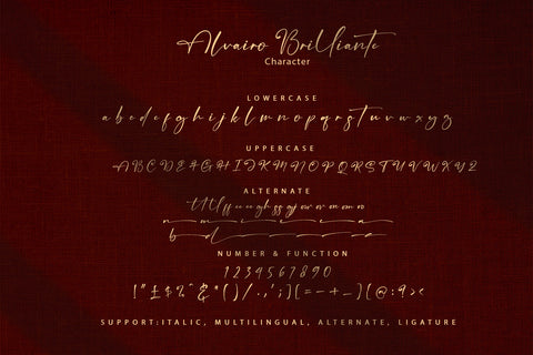 Alvairo Brilliente Font Wildan Type 