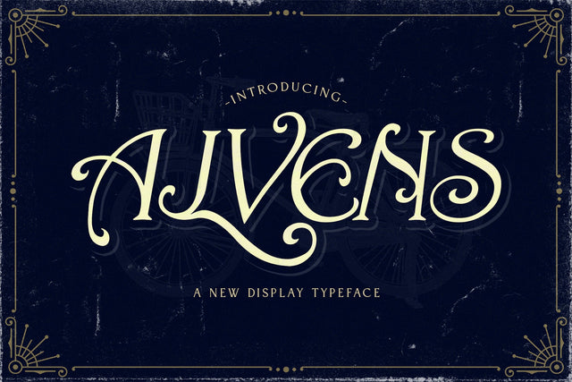 Alvens - Stylish Display Font Font StringLabs 