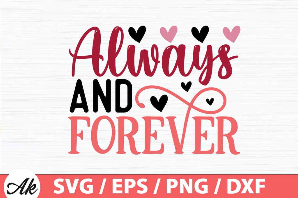 Always and forever SVG - So Fontsy