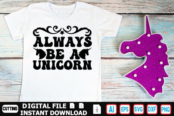 Always Be a Unicorn SVG Craftlabsvg24 
