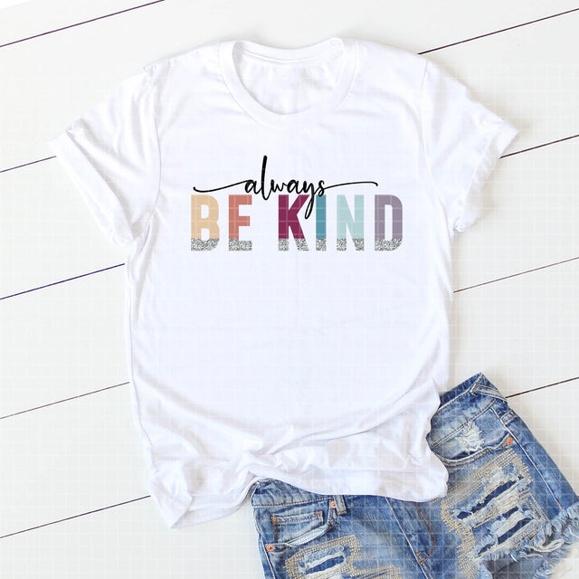 Always Be Kind Sublimation Design Sublimation Coffee and Chaos 