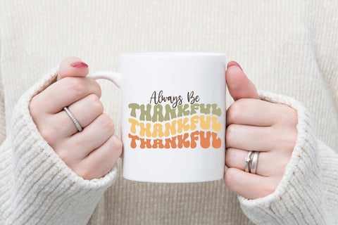 Always Be Thankful | Retro Thanksgiving SVG SVG CraftLabSVG 