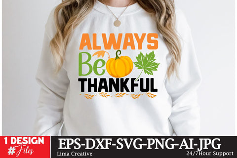 Always Be Thankful SVG Design SVG Insomnia Std 