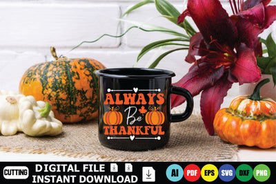 Always Be Thankful SVG Shahin alam 