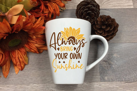 Always Bring Your Own Sunshine, Sunflower SVG SVG CraftLabSVG 