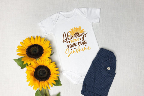 Always Bring Your Own Sunshine, Sunflower SVG SVG CraftLabSVG 