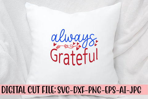 Always Grateful SVG Cut File SVG Syaman 