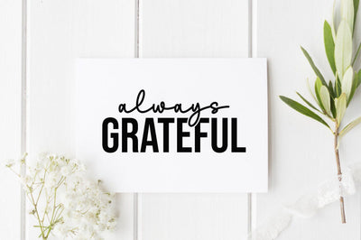 Always grateful SVG SVGista 