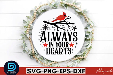 Always in your hearts SVG SVG DESIGNISTIC 