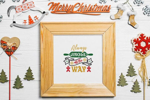 Always jingle all the way SVG Angelina750 