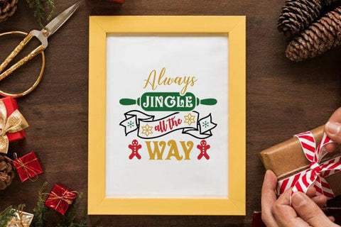 Always jingle all the way SVG Angelina750 