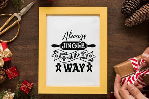 Always jingle all the way SVG Angelina750 