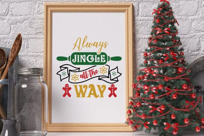 Always jingle all the way SVG Angelina750 