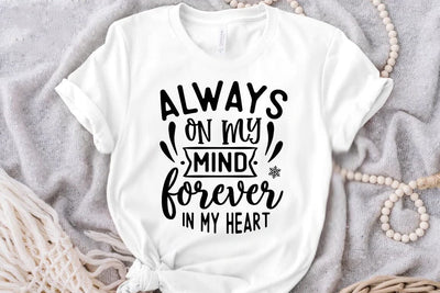 Always on my mind forever in my heart SVG FiveStarCrafting 