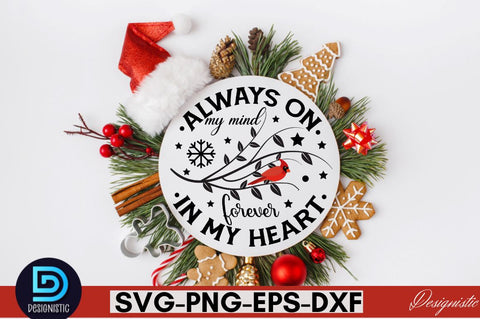 Always on my mind forever in my heart SVG SVG DESIGNISTIC 