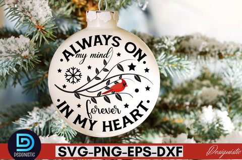 Always on my mind forever in my heart SVG SVG DESIGNISTIC 