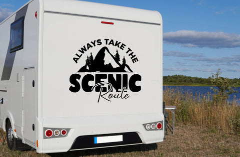 Always take the scenic route, camping svg SVG MD mominul islam 