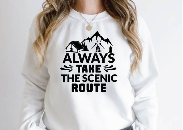 always take the scenic route SVG Design SVG farhad farhad 
