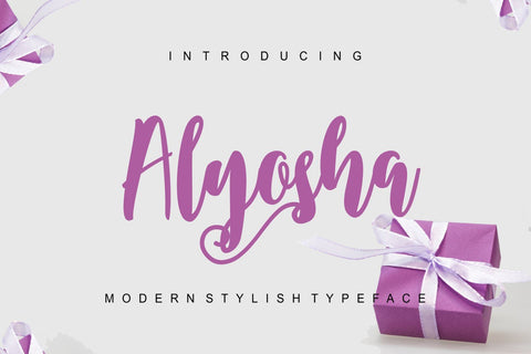 Alyosha Font BonjourType 