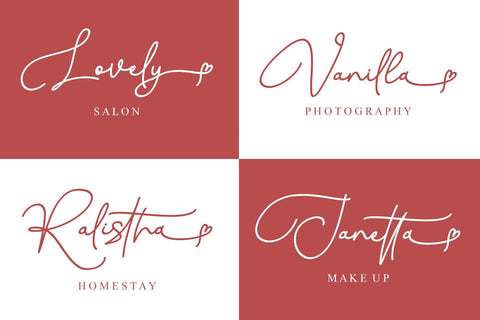 Alywita Love Font Afandi Studio 