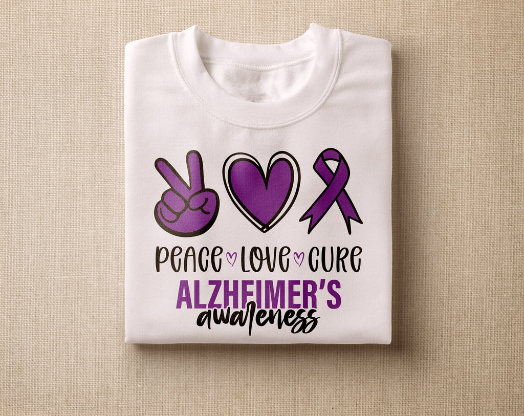 Alzheimer's Disease Awareness SVG Bundle, 22 Designs, Alzheimer's ...