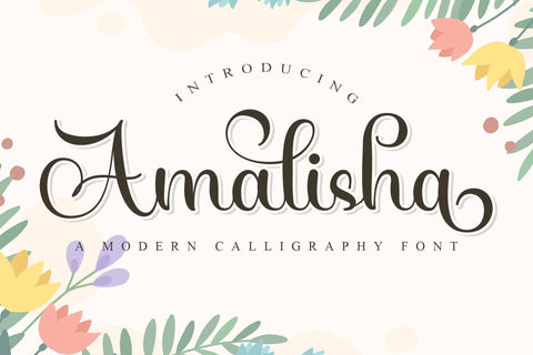 Amalisha Font love script 