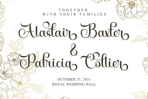 Amalisha Font love script 