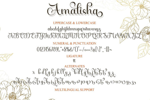 Amalisha Font love script 