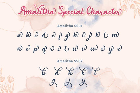 Amalitha - Layered Script Font Font Attype studio 
