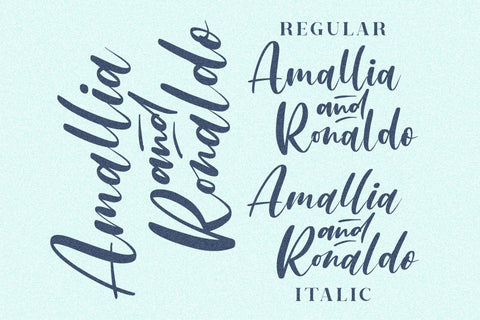 Amallia and Ronaldo Font Letterena Studios 