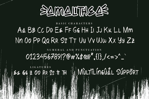 Amallthea Font AEN Creative Store 