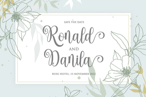 Amalyna Script Font Rastype 