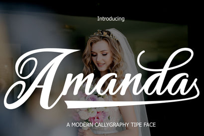 Amanda Script Font mahyud creatif 