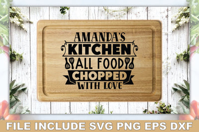 Amandas Kitchen All Food Chopped With Love SVG Ariyan 