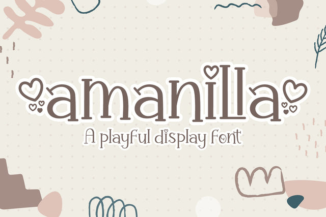 Amanilla Font AEN Creative Store 