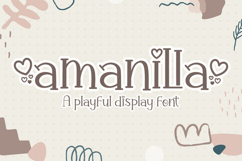 Amanilla Font AEN Creative Store 