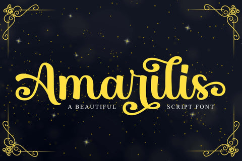 Amarilis Font love script 