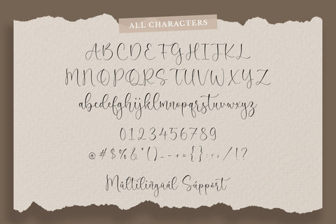 Amarylis Paradise - A Handwritten Script font Font Timur type 