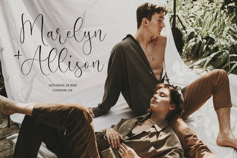 Amarylis Paradise - A Handwritten Script font Font Timur type 