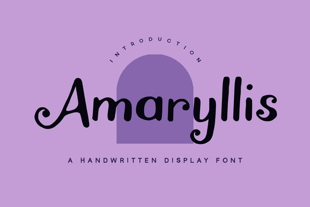 Amaryllis - Handwritten Font Font Alpaprana Studio 