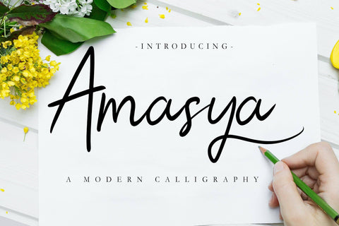 Amasya Font Font LetterdayStudio 