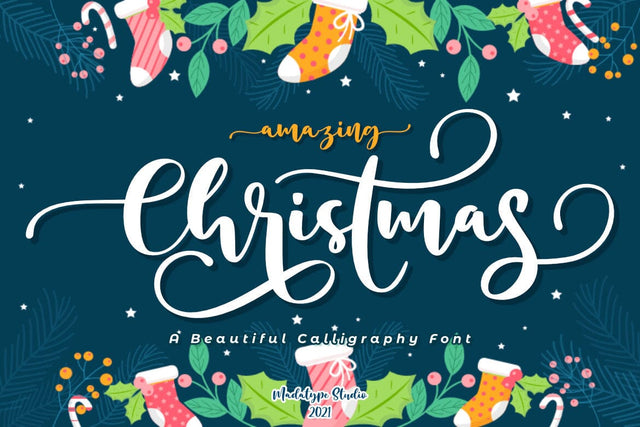 Amazing Christmas Font Madatype Studio 