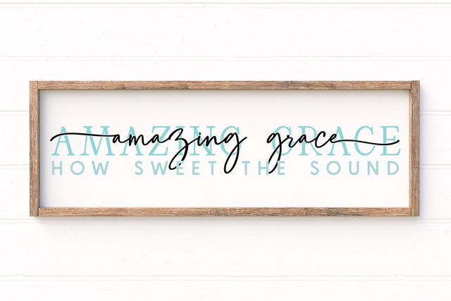 Amazing Grace How Sweet The Sound SVG SVG So Fontsy Design Shop 
