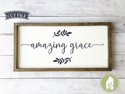 Amazing Grace SVG | Christian SVG | Religious SVG | Rustic SVG SVG LilleJuniper 