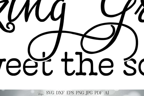 Amazing Grace SVG | How Sweet The Sound SVG | Christian SVG | Farmhouse Sign | dxf and more! | Printable SVG Diva Watts Designs 
