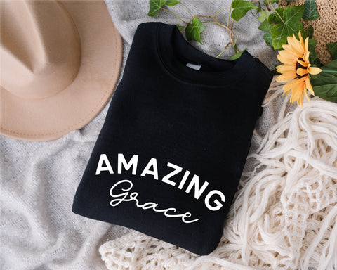 Amazing Grace svg, Spiritual svg, Religious svg, Faith svg, Grace upon Grace svg, Saved By Grace svg, svg for shirt, svg cut files, png dxf SVG Fauz 