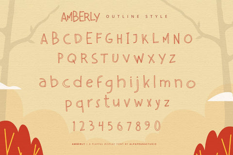 Amberly - Display Font Font Alpaprana Studio 
