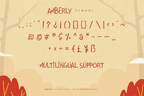 Amberly - Display Font Font Alpaprana Studio 