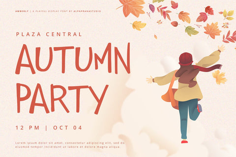 Amberly - Display Font Font Alpaprana Studio 