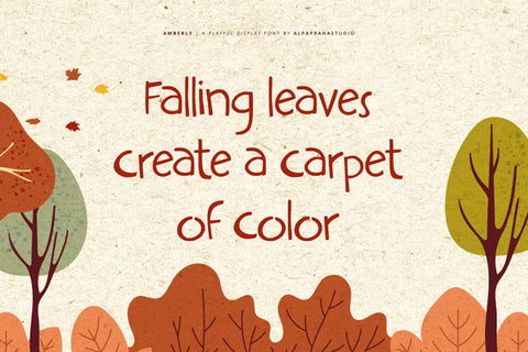 Amberly - Display Font Font Alpaprana Studio 